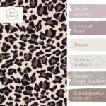 Farbkombi Musselin Leo Print Helles Puder 8