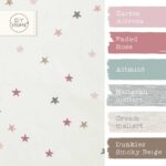 Farbkombi - Popeline Magic Stars