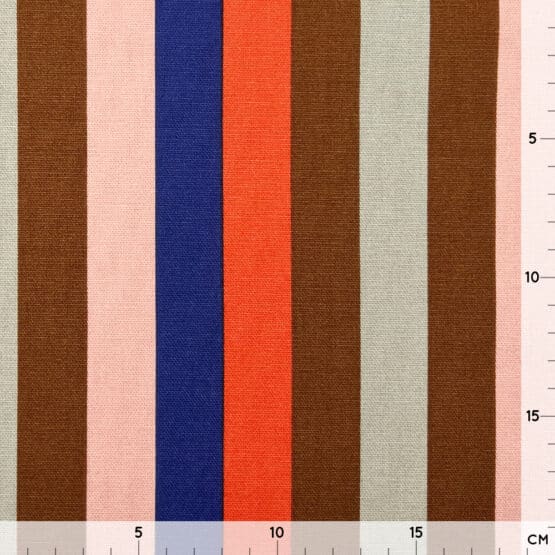 Leichter Canvas Retro Blockstreifen