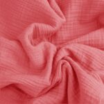 Musselin - Dark Pink Coral