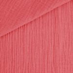 Musselin - Dark Pink Coral