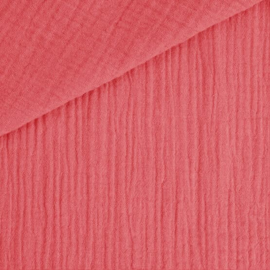 Musselin Dark Pink Coral