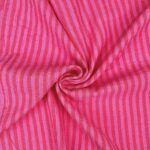 Musselin – Doubleface – Pinke Streifen