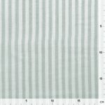 Musselin – Doubleface Streifen – Mint/Warmweiß