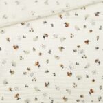 Musselin – Blümchen/Igel – Natur