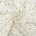 Musselin – Blümchen/Igel – Natur