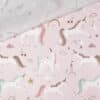 Popeline Unicorn Dream Cotton Rose 1