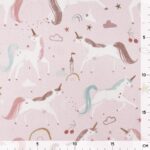Popeline – Unicorn Dream – Cotton Rose