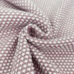 Strick Perloptik – zweifarbig – Helles Altrosa/Warmweiß