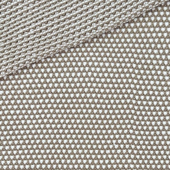 Strick Perloptik Zweifarbig Smoky Camel Beige 1jpg