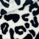 Teddyfleece - Leo - Schwarz/Weiß