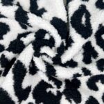 Teddyfleece - Leo - Schwarz/Weiß