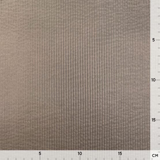 Beschichteter Mini Breitcord Leicht Elastisch Dunkles Smoky Beige