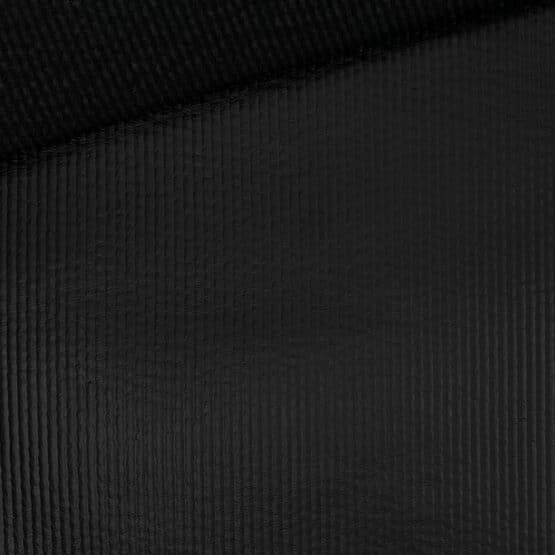 Beschichteter Mini Breitcord Leicht Elastisch Schwarz 1