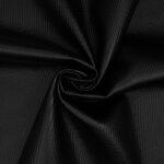 Beschichteter Mini Breitcord leicht elastisch – Schwarz