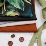 DIY Stoffmix - Reißverschluss - Knopf