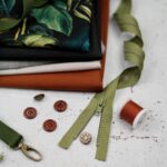 DIY Stoffmix - Gurtbandzubehör - Gurtband - Label - Reißverschluss - Knopf - Garn