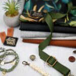 DIY Stoffmix - Gurtbandzubehör - Gurtband - Knopf - Garn