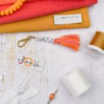 DIY Stoffmix - Garn - Label - Karabiner - Buchstabenperlen