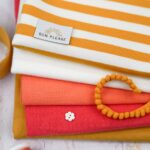 DIY Stoffmix - Label - Pomponborte - Knopf