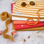 DIY Stoffmix - Garn - Label - Pomponborte - Karabiner - Gummiband