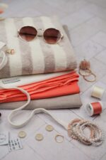 DIY Stoffmix - Garn - Label - Knopf - Kordel - Sticktwist