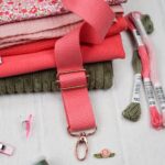 DIY Stoffmix - Sticktwist - Satinröschen - Gurtband - Gurtbandzubehör