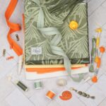 DIY Stoffmix - Garn - Reißverschluss - Label - Schieber - Sticktwist