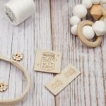 DIY Stoffmix - Label - Garn - Knopf