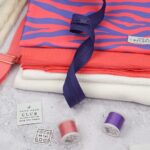 DIY Stoffmix - Reißverschluss - Garn - Label