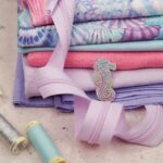 DIY Stoffmix - Reißverschluss - Garn - Patch