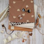 DIY Stoffmix - Leo - Garn - Label - Reißverschluss