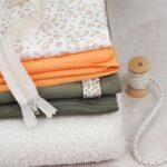 DIY Stoffmix - Reißverschluss - Kordel - Label