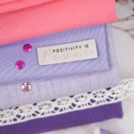 DIY Stoffmix - Label - Pailletten - Spitze
