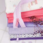 DIY Stoffmix - Reißverschluss - Schieber - Spitze