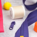 DIY Stoffmix - Reißverschluss - Schieber - Garn