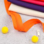 DIY Stoffmix - Reißverschluss - Pompon - Schieber