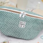 DIY Stoffe Inspiration - Cutline Crossbag - Velvet Strukturiert Dunkles Altmint
