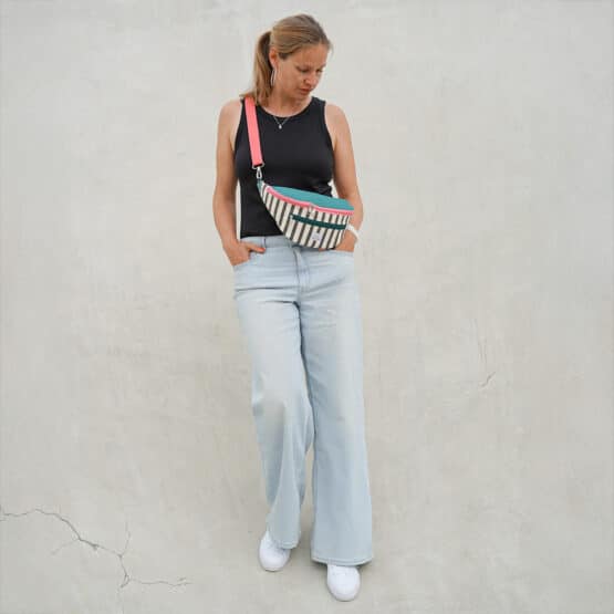Diy Stoffe Outfit 568o Crossbag Stripes Colours