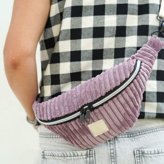 Diy Stoffe Outfit 569i Crossbag Cutline Velvet Mauve Weste Wilmsy