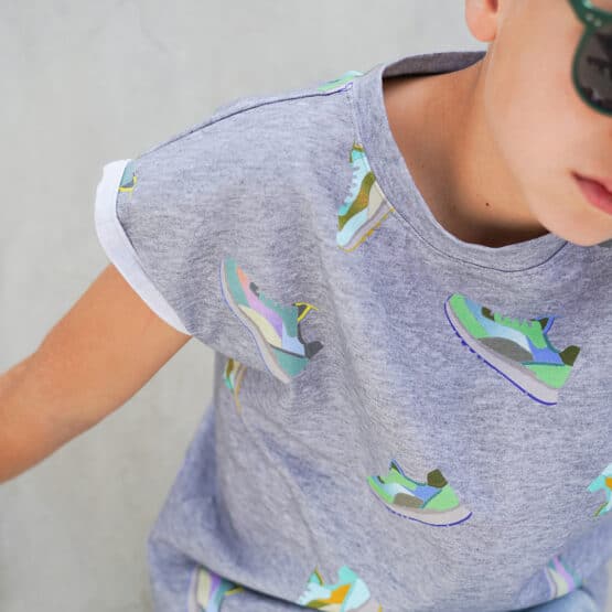 Diy Stoffe Outfit 570k Shirt Finn Sneaker Jersey
