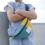 DIY Stoffe Outfit - Shirt Finn - Sneaker Jersey - Cutline Crossbag - Aqua - Senf