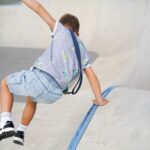 DIY Stoffe Outfit - Shirt Finn - Sneaker Jersey - Cutline Crossbag - Aqua - Senf