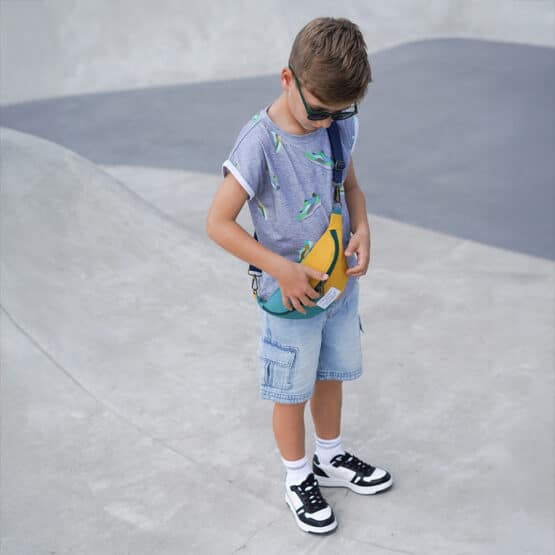 Diy Stoffe Outfit 572g Shirt Finn Sneaker Jersey Crossbag Aqua Senf
