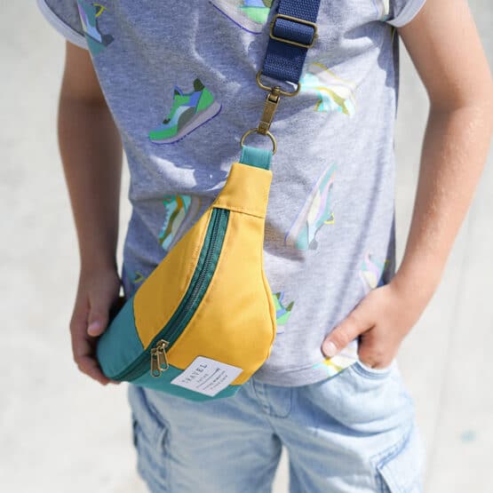 Diy Stoffe Outfit 572i Shirt Finn Sneaker Jersey Crossbag Aqua Senf