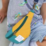 DIY Stoffe Outfit - Shirt Finn - Sneaker Jersey - Cutline Crossbag - Aqua - Senf