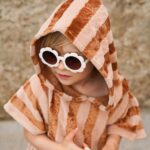 DIY Stoffe Outfit - Poncho Baddie - Bambus Frottee Blush Zimt