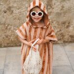 DIY Stoffe Outfit - Poncho Baddie - Bambus Frottee Blush Zimt