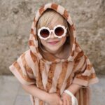 DIY Stoffe Outfit - Poncho Baddie - Bambus Frottee Blush Zimt