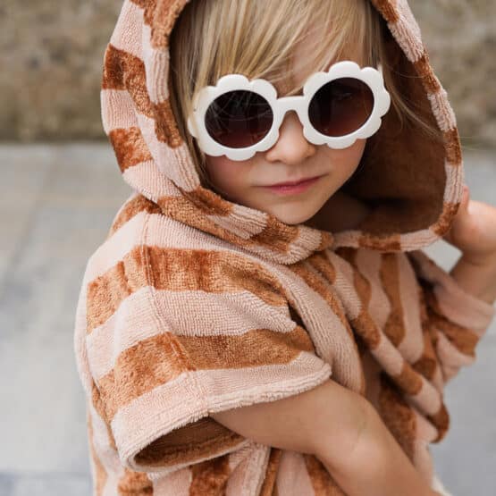 Diy Stoffe Outfit 573e Poncho Baddie Bambus Frottee Blush Zimt